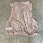 Forever 21 Light Pink Mesh Muscle Crop Tank Top Size M Photo 1