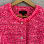 Talbots NWT Tweed Blazer with Fringe Detail Lined Button Up Peplum Waist Photo 1