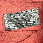 Athleta Bright Salmon Pullover Fitted Hoodie with Drawstrings & Thumb Holes- Med Photo 10