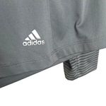 Adidas Golf Womens Large 1/4 Zip Athletic Top Grey Striped Long Sleeves Pullover Photo 2