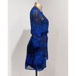 EXPRESS Women's Floral Print Sheer Overlay Shirt Dress Size XS Photo 1