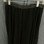 Banana Republic : Black, Flowy, Side zip Skirt- size 12 Photo 6