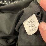 Madewell silk black with stars back buttons tunic ling sleeve mini dress Photo 7