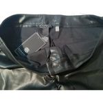 Bagatelle  Pull On Faux Leather Pants Black Wide Leg Size XL Photo 8