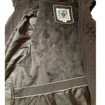 Esprit waterproof brown hooded quilted zip up jacket , M Photo 5