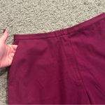 Eileen Fisher NEW  Silk Cotton Berry Trousers MEDIUM Photo 3