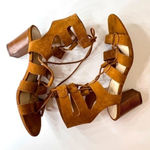 Marc Fisher  Paradox Gladiator Lace Tie Sandals Size 6.5 Boho Lace Up strappy‎ Photo 0