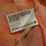 Wild Fable Duster Top Womens Small Orange Floral Maxi Ruffled Party Night Out Photo 8