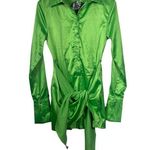 White Fox Boutique NEW White Fox On the Screen Mini Dress Size Small Lime Green Photo 1