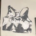 Sage‎ COLLECTIVE Grey White Tie Dye Sports Bra With Cups Size XL Gray Photo 1