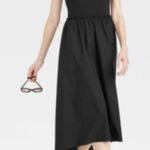 A New Day two for ballet black ribbed tank midi dress size xs Photo 0