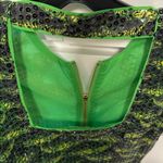 Versace  Dress Tropical Green and Blue Sleeveless Sequin Dress Photo 3