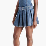 Steve Madden  Blue Strapless Denim Dress Sz small Photo 0