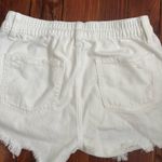 Aerie  White Denim Shorts Photo 1