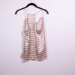 NEW Cami NYC Racer Charmeuse Silk Satin Slip Camisole Tank Top Dye Stripe XS Photo 3