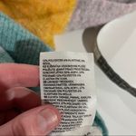 H&M Blue, Yellow, Gray & Green Colorblock Stripe Long Sleeve Sweater Size S Photo 6