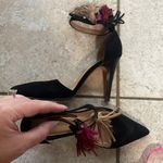 Ulla Johnson  Tassel Kiki D'Orsay Suede Pumps Black Photo 13