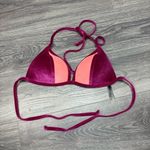 PINK - Victoria's Secret Victoria Secret Bikini Pink Velvet Top‎ Photo 1