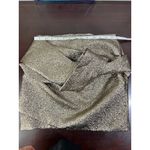 MNG Casual Metallic Textured Mini Skirt with Bow Detail Women's Size XS Gold Photo 5