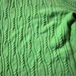 Banana Republic  x Flipucci Lime Green Cable Knit Crewneck Sweater Merino Wool XS Photo 1