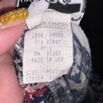 Freedom Fashions vintage blue floral button down maxi skirt Size M Photo 6