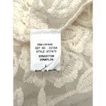 CCC Sheer Ivory Floral Embroidered Long Kimono Cardigan Cover Up Poncho Shawl OS Yellow Size undefined Photo 5