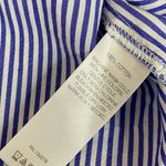 Vineyard Vines Blue & White Striped Popover Top Size Small Photo 8