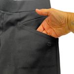 Betabrand Power Down Pant Black Ponte Seamed Legs Skinny Fit Size S Photo 5