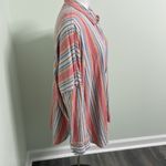 American Eagle  Colorful Striped Button Down Long Sleeve Shirt Small Photo 2