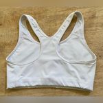 Nike Dri‎ Fit Women’s Sz S White Swoosh Non Padded Athletic Bra Photo 4