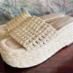 Marc Fisher Women's Priya Slip On Espadrille Platform Wedge Sandals size 9 Photo 0