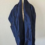 Collection XIIX Navy Blue Black Double Sided Large Shoulder Wrap Wide Scarf Photo 0