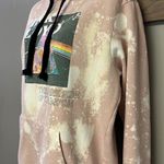 Pink Floyd Blush Pink Bleached Hoodie with Strings and Kangaroo Pocket- Large Photo 9