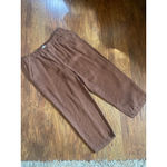Quince  European Linen Pants SUSTAINABLE FASHION BRAND Chocolate Brown XL Photo 1