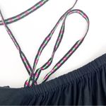 Pitusa Summer Nights Off Shoulder Strappy Mini Dress Swim Cover Black Multi Photo 10