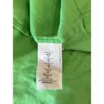 Nicholas Troy Linen Midi Shirt Dress Green Womens Size 0 Photo 10