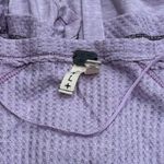 We The Free Laguna Thermal Blouse Top Coastal Beach Bohemian in Lavender Size L Photo 6