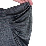 Arden B Blue Gray Striped Shimmery One Long Puff Sleeve Bodycon Mini Dress Sz L Size L Photo 3