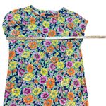 Ralph Lauren  Blue Label Floral T-shirt Dress Modal Stretchy Knit Sz Small Petite Photo 6