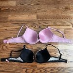 Juicy Couture  Pink and Black Leopard Print Bras - 38C Photo 1