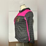 Body Instinct1X ladies pullover gray and hot pink hoodie Size 1X Photo 6