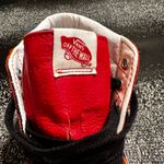 Vans Womens sz8 Racer Sk8 Hi Flames Red Leather high top shoes. Photo 11