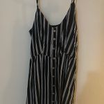 Rue 21 Black and White Striped Dress Photo 0