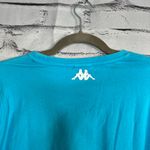 Kappa Blue White Checkered Graphic Shirt S Casual Streetwear Relaxed Fit Top Photo 10