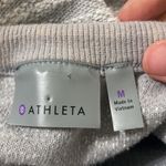 Athleta Castle Peak Crewneck cotton slub sweatshirt in Heather grey size M Photo 8