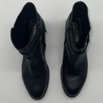 Lauren Ralph Lauren Margo Black Leather Zip Ankle Boots Size 6.5 Photo 4