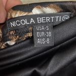 Chic Strapless Black and Animal Print Dress Photo 6