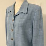 Pendleton Vintage  Baby Blue 100% Virgin Wool Blazer  Size 14 Photo 1