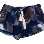 Wilfred  Abstract Print Drawstring Shorts S Boho Lightweight Vacation Casual Photo 0