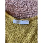 Karlie Yellow Textured Knit Tank Top Women’s Small Cotton Blend USA Made Photo 1
